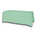 6' Blank Solid Color Polyester Table Throw - Seamist